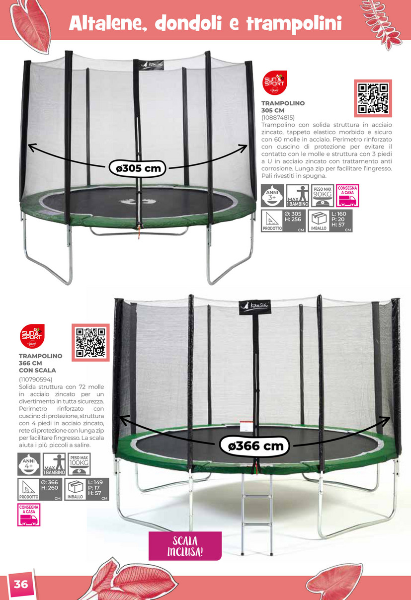 Tappetino Da Salto Per Trampolino Jump'Up 490, Molle 120 X 180 Mm - Foto 2