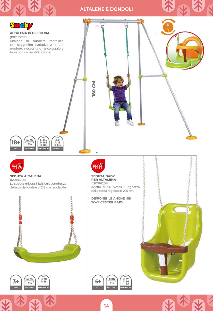 Sedia E Dondolo 2 In 1 Feber - Per Bambini Dai 3 Anni, Per Interno Ed Esterno, Colori Vivaci - copertina