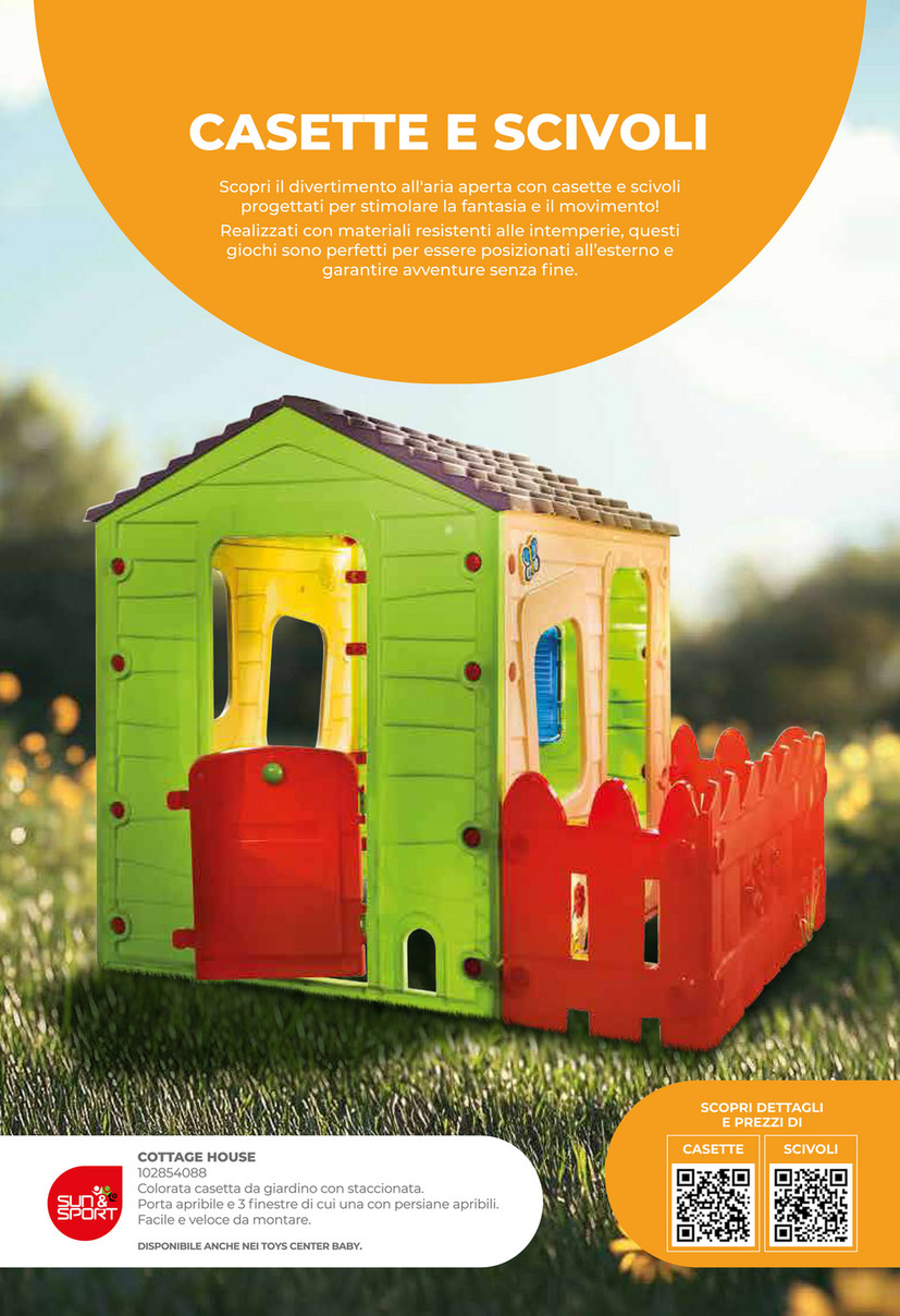 Casetta Gioco Chicos Play Garden Con Luci, Suoni, Finestre Apribili E Gattaiola – Montaggio Click-clack, Per Interno Ed Esterno, Dagli 2 Anni