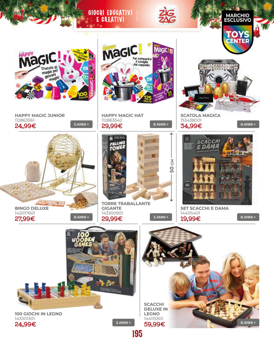 TOYSCENTER - CATALOGO DI NATALE 2025 - Scatola magica con 50