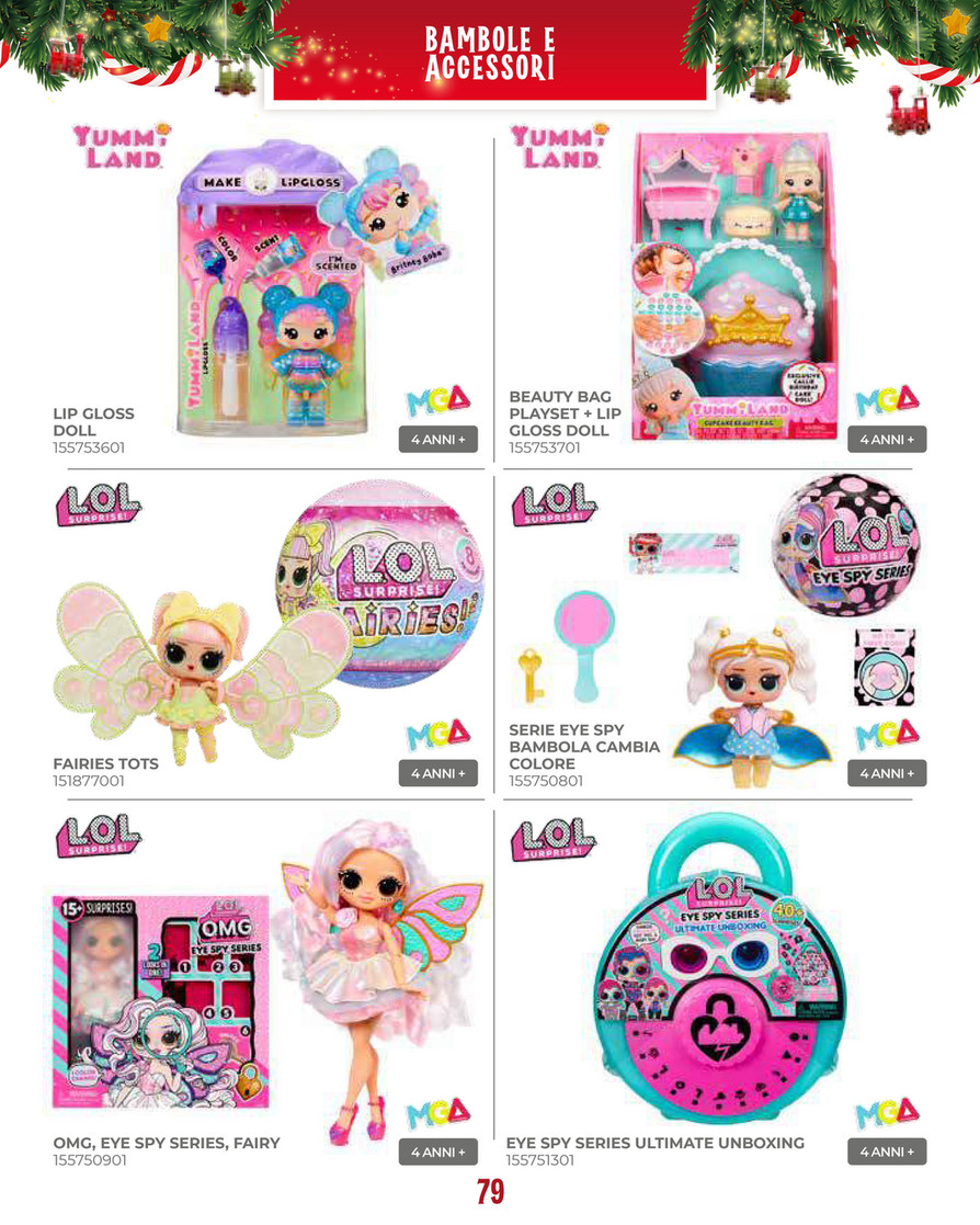 TOYSCENTER - CATALOGO DI NATALE 2025 - Rainbow high - fashion doll