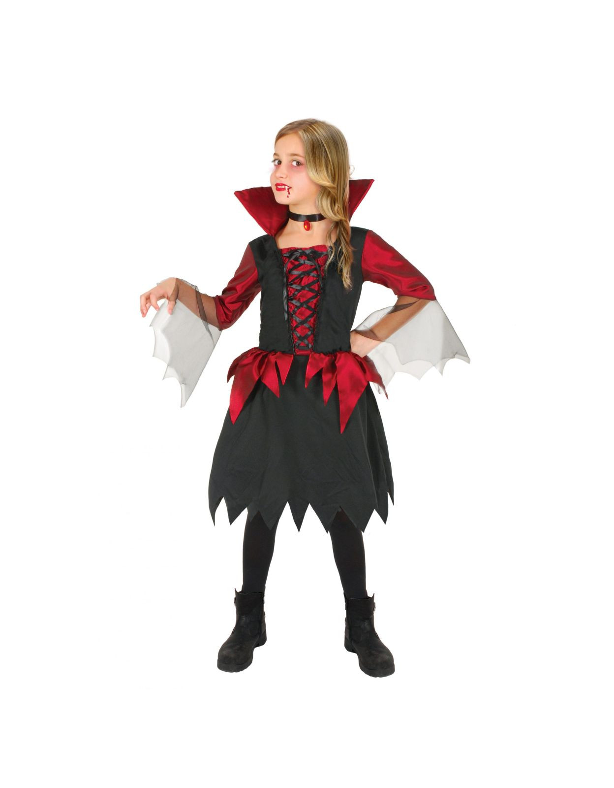 Vestito Vampira Bimba Costume Mantello Vampiro Bambino Per Halloween E Seminare Paura Vestito Vampira Bimba Costume Mantello Vampiro Bambino Per Halloween E Seminare Paura