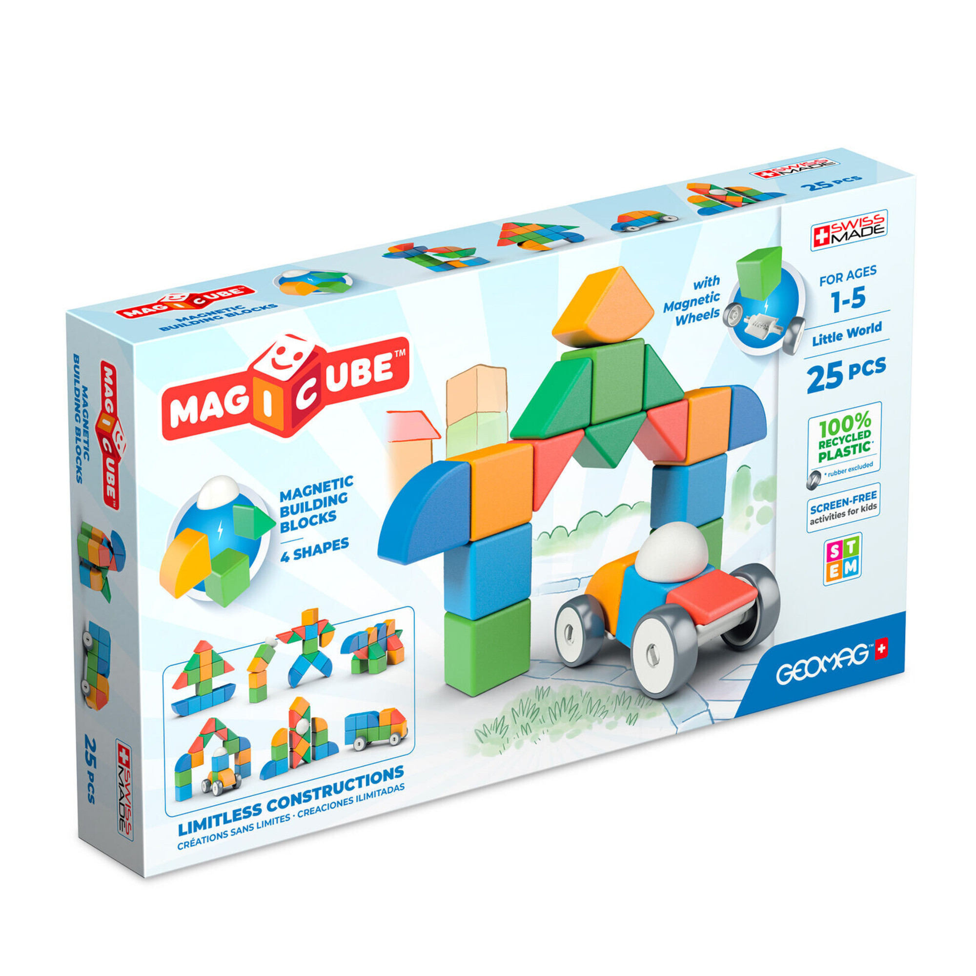 150 Blocchi Magnetici Costruzione - Giocattoli STEM Montessori 3-12 Anni - Foto 7